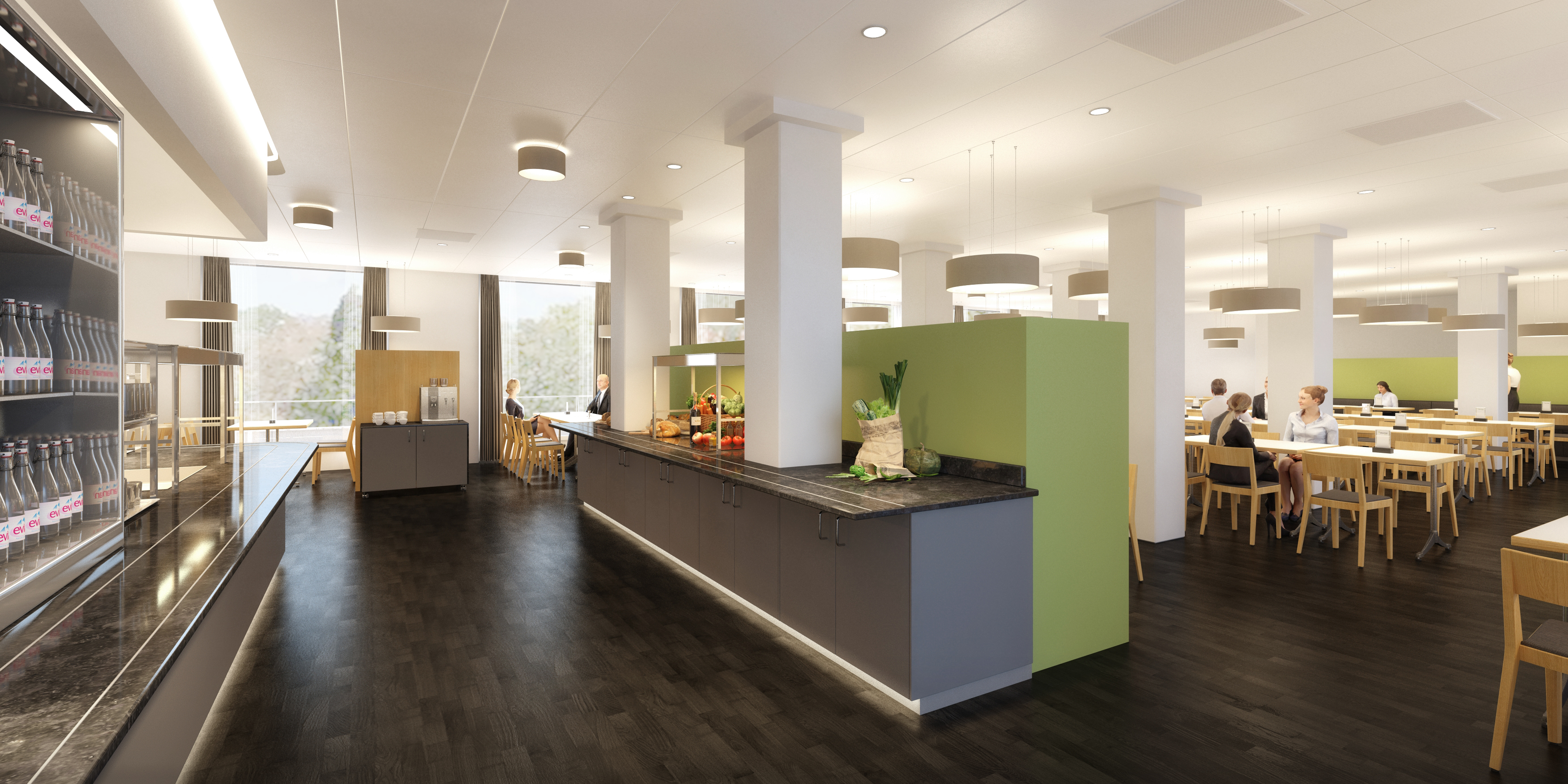 Visualisierung des neuen Restaurants